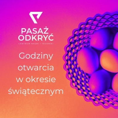 Godziny otwarcia w okresie świątecznym