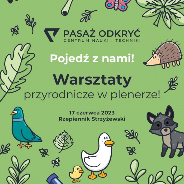 Ostatnie miejsca na Warsztaty Przyrodnicze w Plenerze!