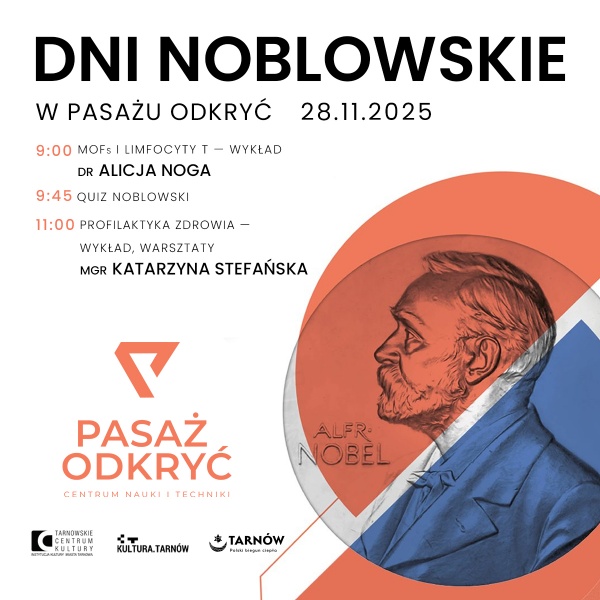 Dni Noblowskie 2025 w Pasażu Odkryć już 28 listopada!