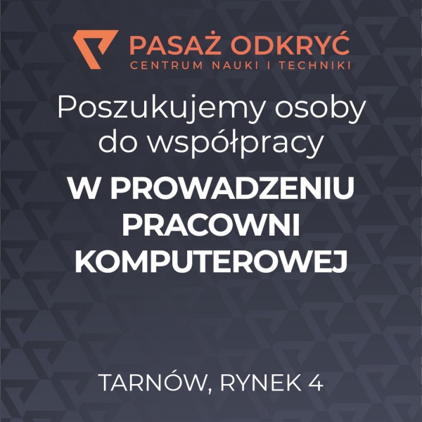 Poszukujemy osoby do współpracy w prowadzeniu Pracowni komputerowej